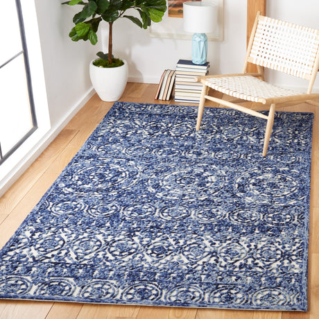 Safavieh Trace Trc701N Navy/Ivory Rugs.