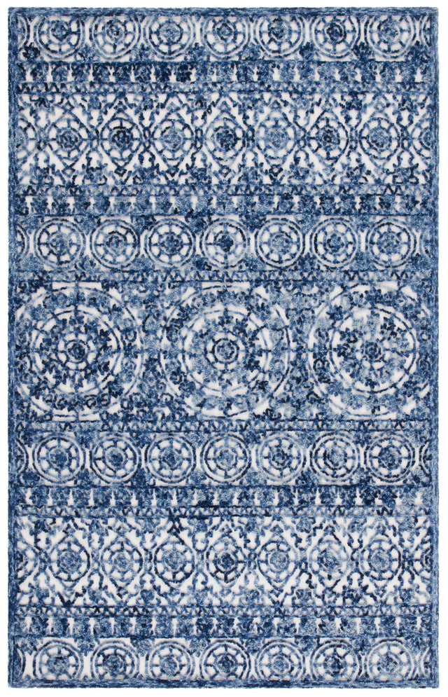 Safavieh Trace Trc701N Navy/Ivory Rugs.