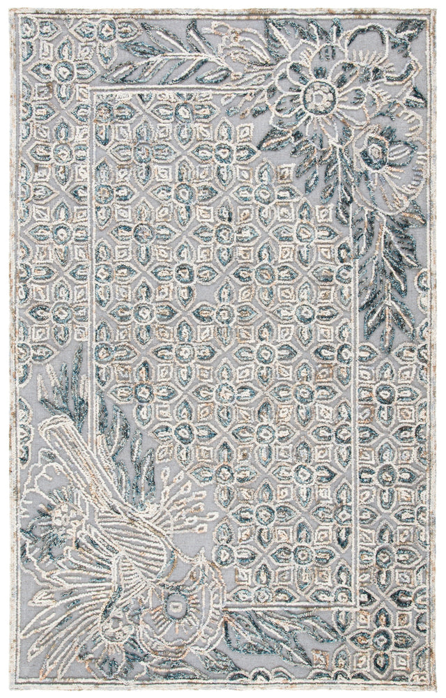 Safavieh Trace Trc801F Grey/Beige Rug.
