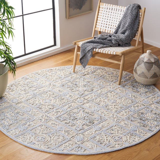 Safavieh Trace Trc802B Beige/Silver Rug.