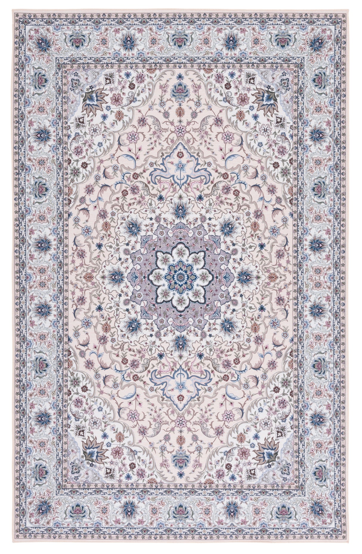 Safavieh Machine Washable Tucson Tsn123B Beige/Green Rug.