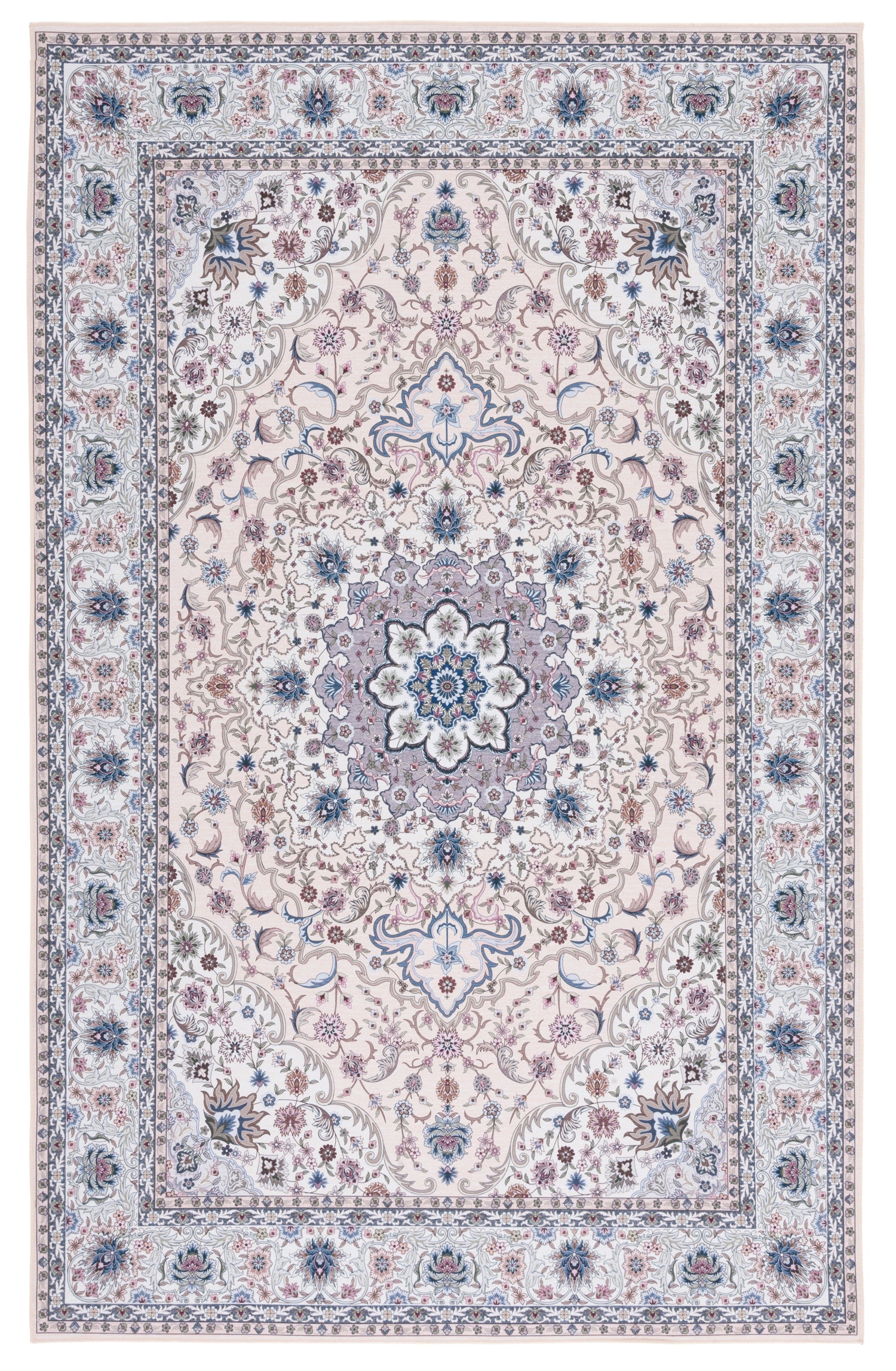Safavieh Machine Washable Tucson Tsn123B Beige/Green Rug.
