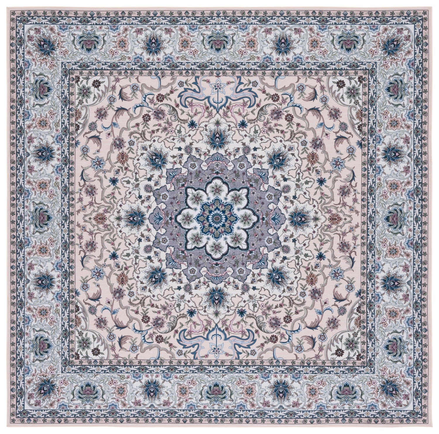 Safavieh Machine Washable Tucson Tsn123B Beige/Green Rug.
