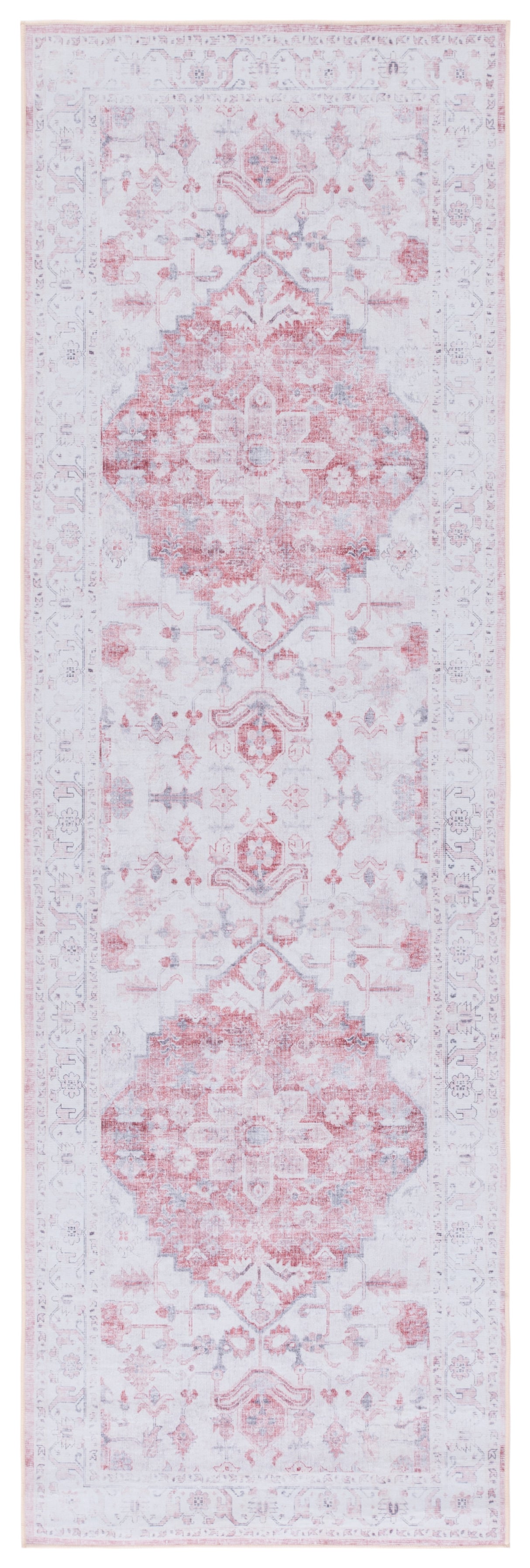 Safavieh Machine Washable Tucson Tsn129B Beige/Rust Rug.