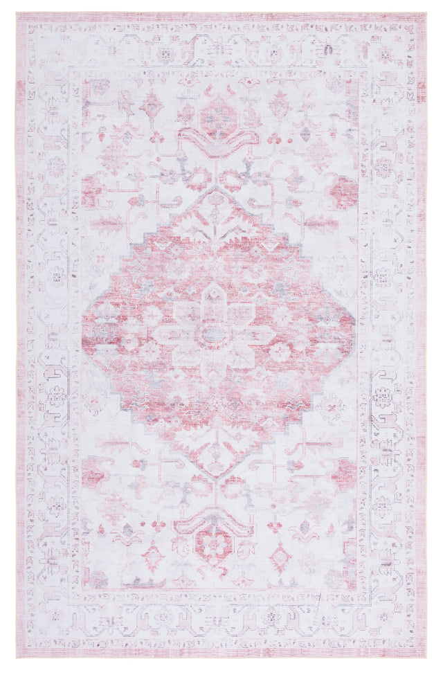 Safavieh Machine Washable Tucson Tsn129B Beige/Rust Rug.