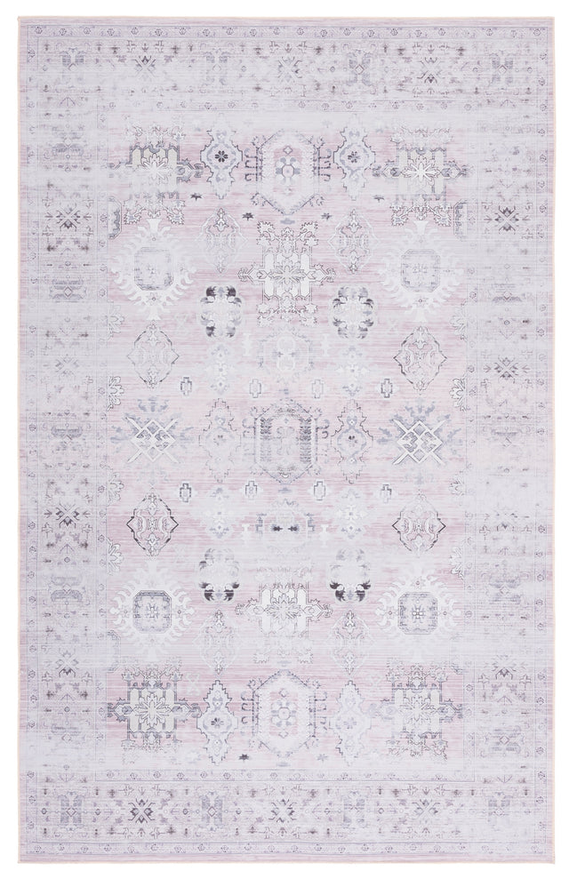 Safavieh Machine Washable Tucson Tsn133U Pink/Beige Rug.