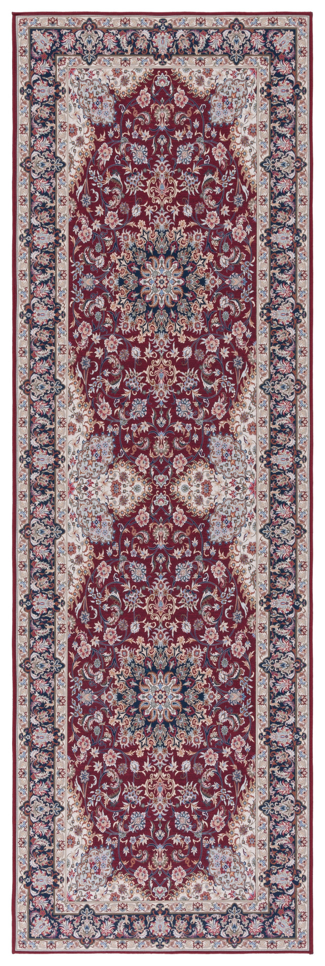Safavieh Machine Washable Tucson Tsn135Q Red/Navy Rug.