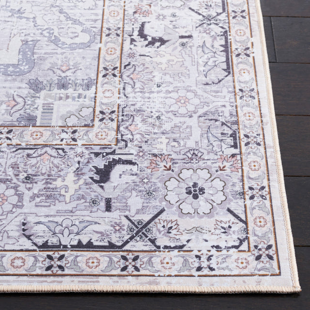 Safavieh Machine Washable Tucson Tsn137B Beige/Grey Rug.