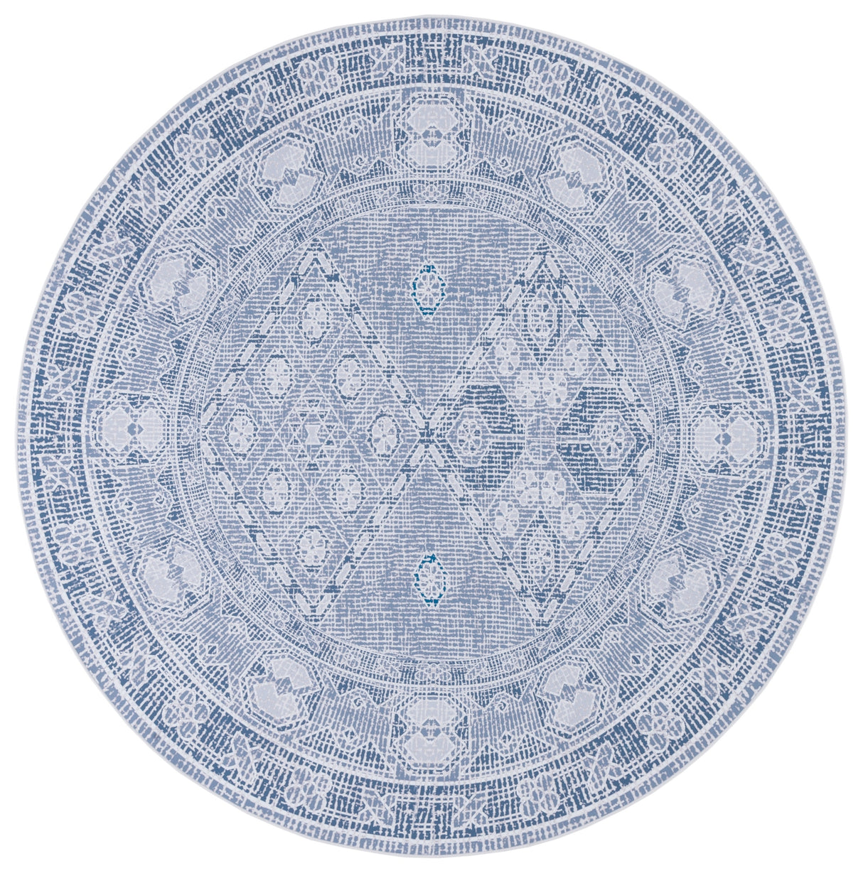 Safavieh Machine Washable Tucson Tsn141F Grey/Ivory Rug.
