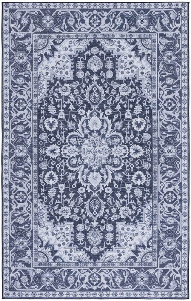 Safavieh Machine Washable Tucson Tsn147Z Black/Beige Rug.