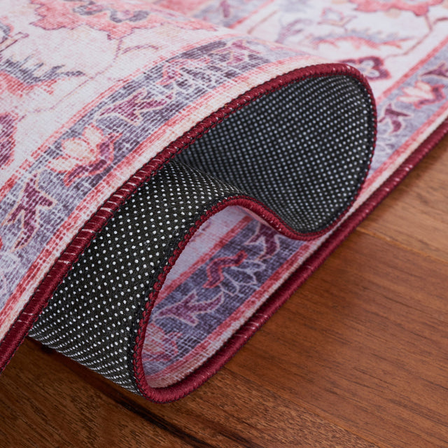 Safavieh Machine Washable Tucson Tsn163P Rust/Beige Rug.