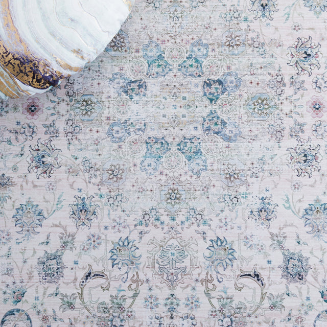 Safavieh Machine Washable Tucson Tsn165B Beige/Green Rug.