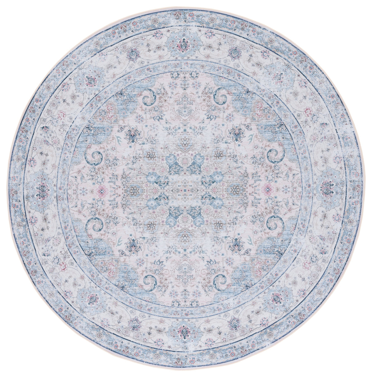 Safavieh Machine Washable Tucson Tsn165B Beige/Green Rug.
