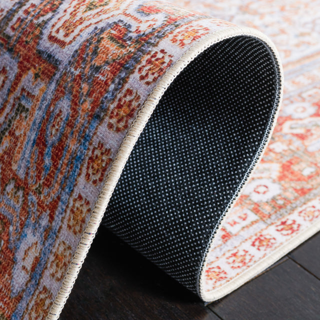 Safavieh Machine Washable Tucson Tsn166B Beige/Rust Rug.