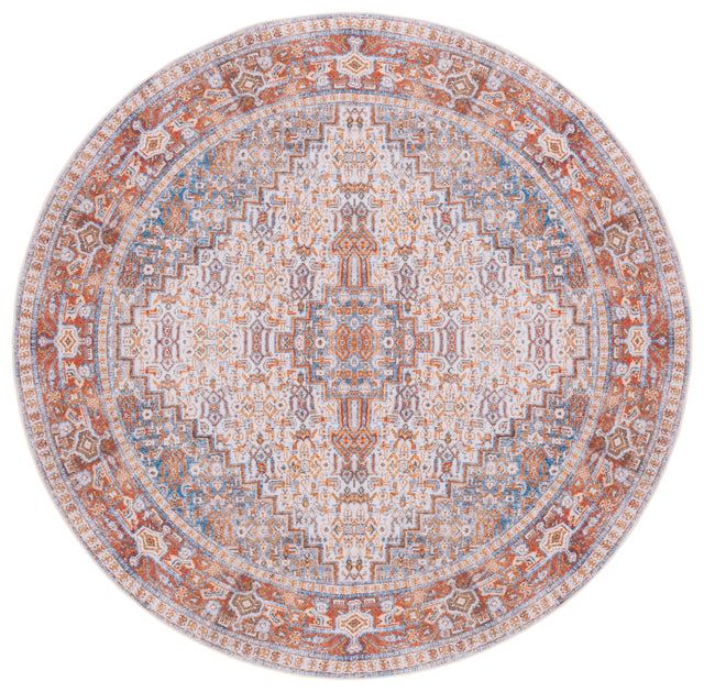 Safavieh Machine Washable Tucson Tsn166B Beige/Rust Rug.