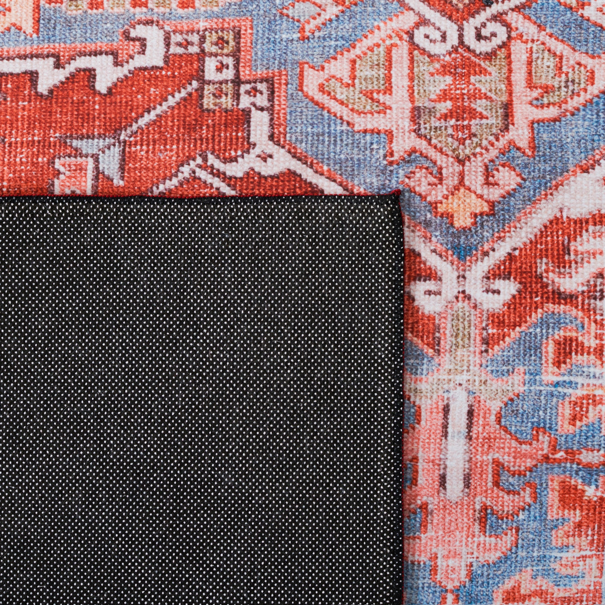 Safavieh Machine Washable Tucson Tsn167P Rust/Blue Rug.