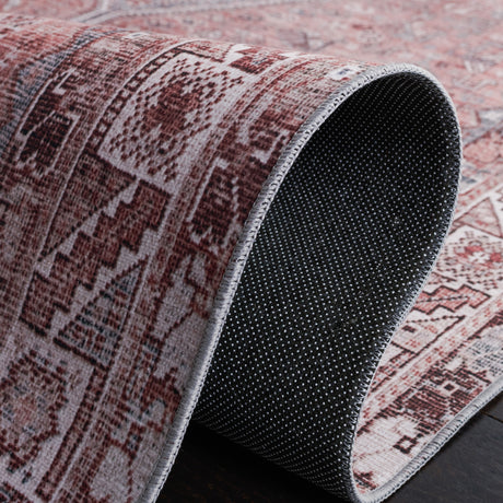 Safavieh Machine Washable Tucson Tsn169P Light Rust/Beige Rug.