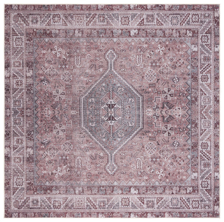 Safavieh Machine Washable Tucson Tsn169P Light Rust/Beige Rug.