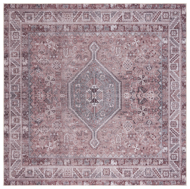 Safavieh Machine Washable Tucson Tsn169P Light Rust/Beige Rug.