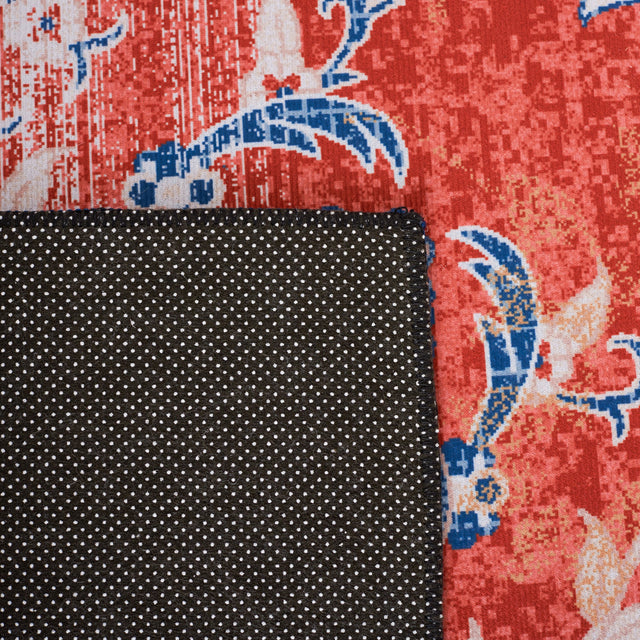 Safavieh Machine Washable Tucson Tsn171P Rust/Blue Rug.