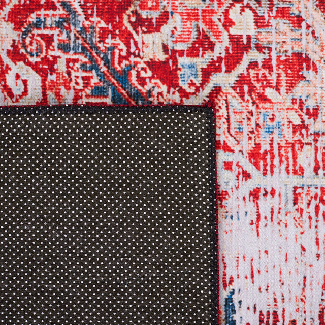 Safavieh Machine Washable Tucson Tsn177P Rust/Navy Rug.