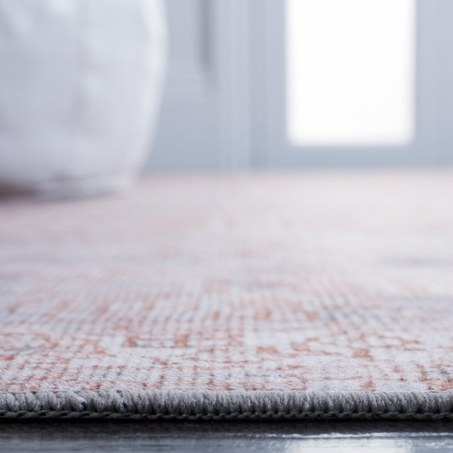 Safavieh Machine Washable Tucson Tsn180F Grey/Rust Rug.
