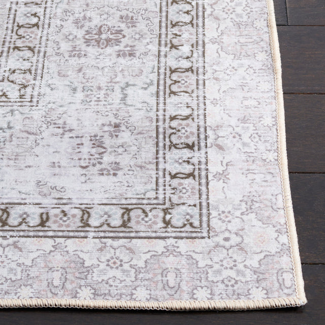 Safavieh Machine Washable Tucson Tsn184B Beige/Light Green Rug.