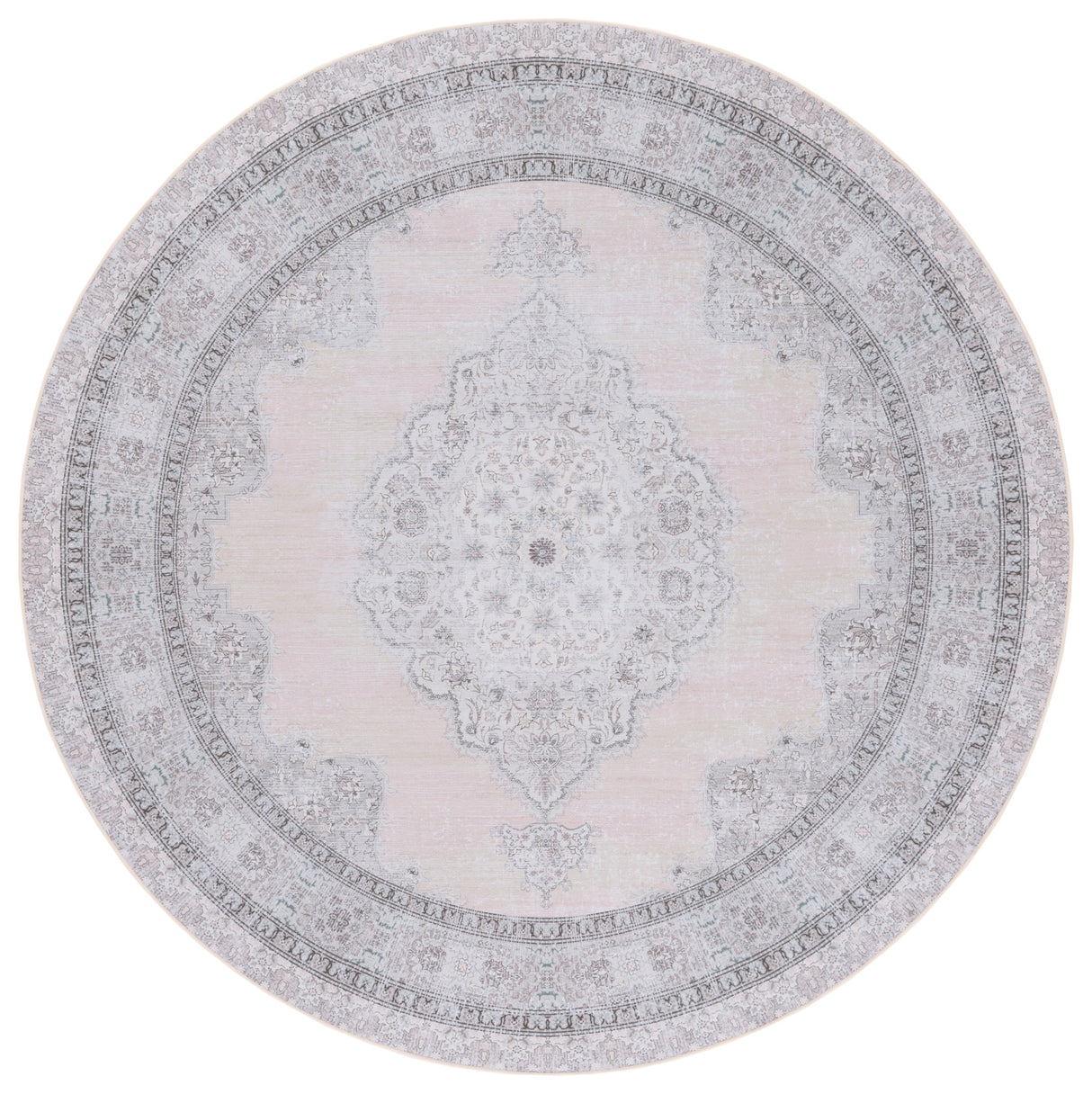 Safavieh Machine Washable Tucson Tsn184B Beige/Light Green Rug.