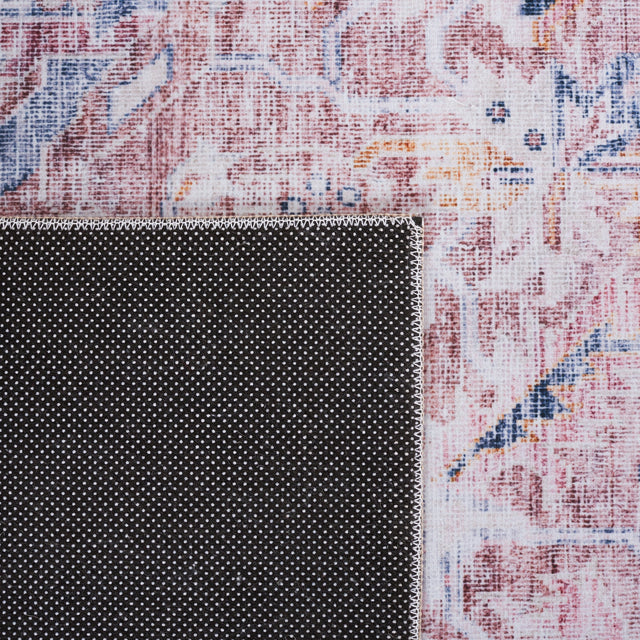 Safavieh Machine Washable Tucson Tsn185P Rust/Beige Rug.