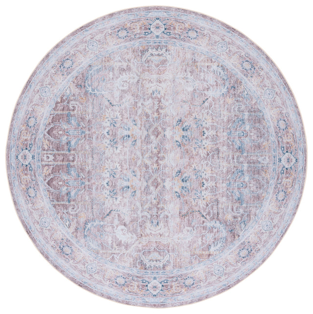 Safavieh Machine Washable Tucson Tsn185P Rust/Beige Rug.