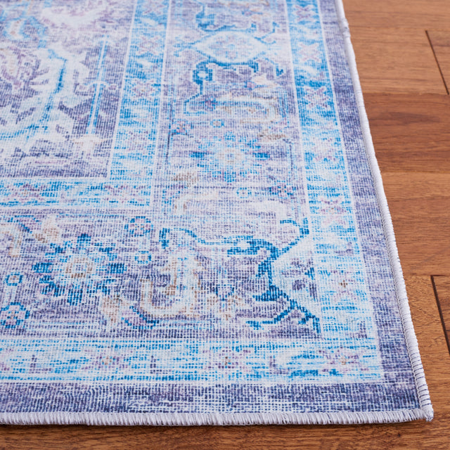 Safavieh Machine Washable Tucson Tsn185V Purple/Blue Rug.