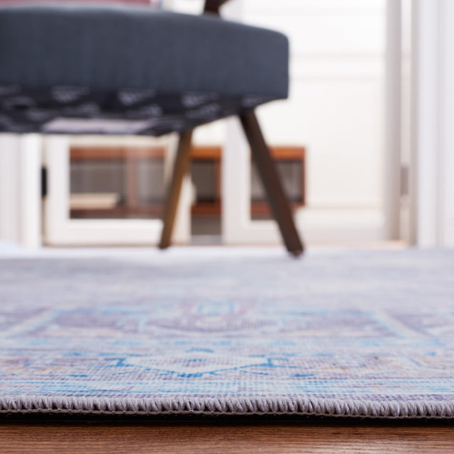 Safavieh Machine Washable Tucson Tsn185V Purple/Blue Rug.