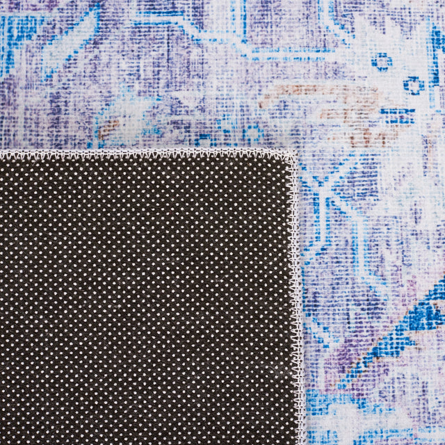 Safavieh Machine Washable Tucson Tsn185V Purple/Blue Rug.