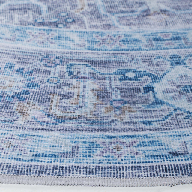 Safavieh Machine Washable Tucson Tsn185V Purple/Blue Rug.