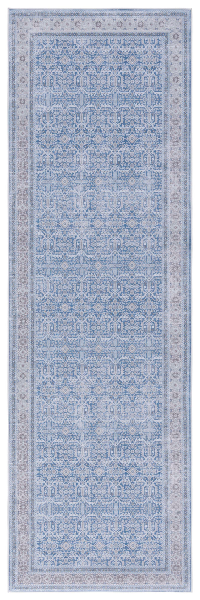 Safavieh Machine Washable Tucson Tsn186M Blue/Rust Rug.