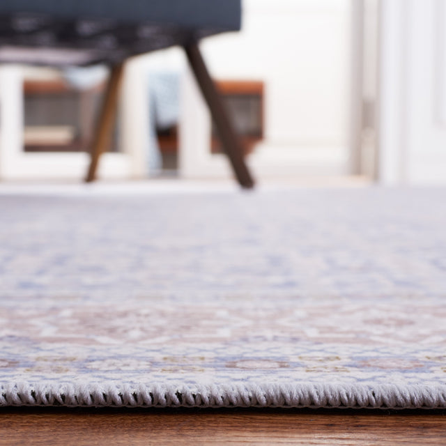 Safavieh Machine Washable Tucson Tsn186M Blue/Rust Rug.