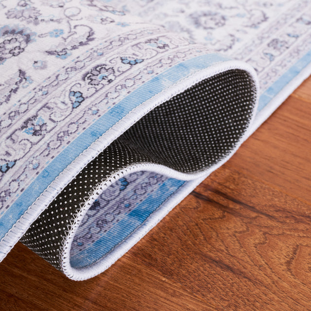 Safavieh Machine Washable Tucson Tsn187M Blue/Grey Rug.