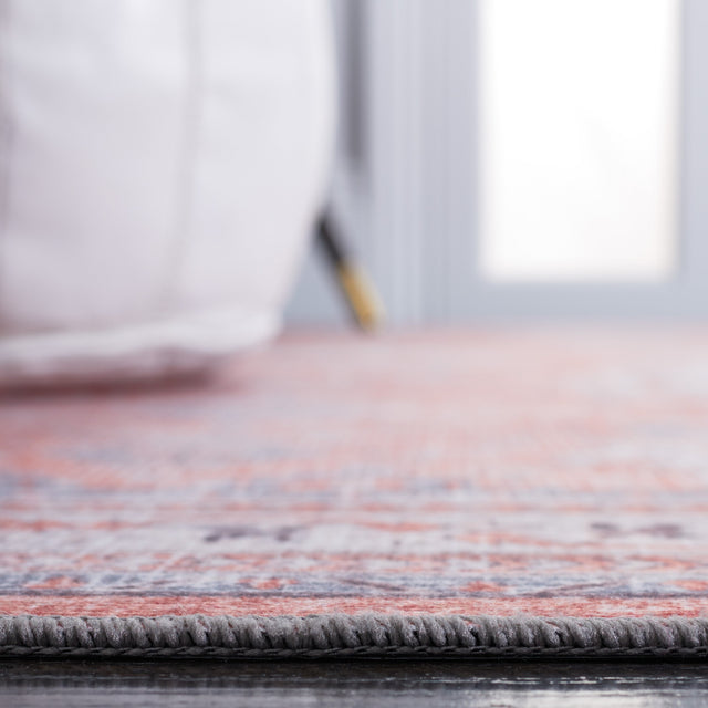 Safavieh Machine Washable Tucson Tsn188P Rust/Beige Rug.