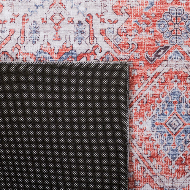 Safavieh Machine Washable Tucson Tsn188P Rust/Beige Rug.