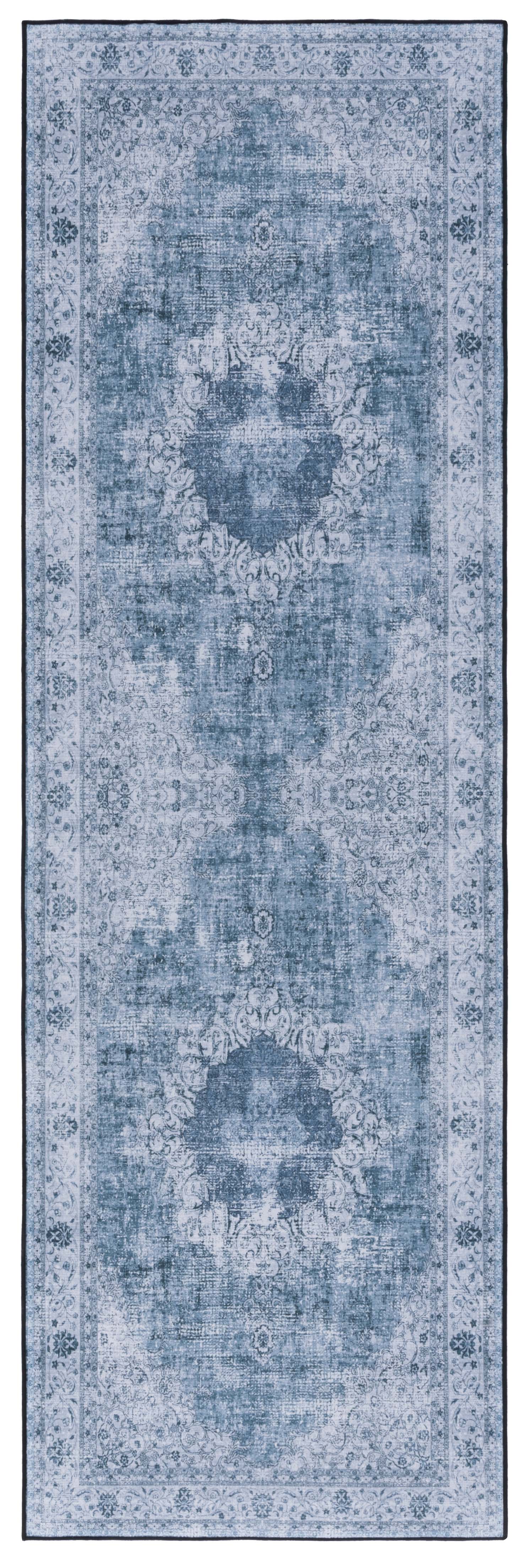 Safavieh Machine Washable Tucson Tsn190Y Green/Grey Rug.
