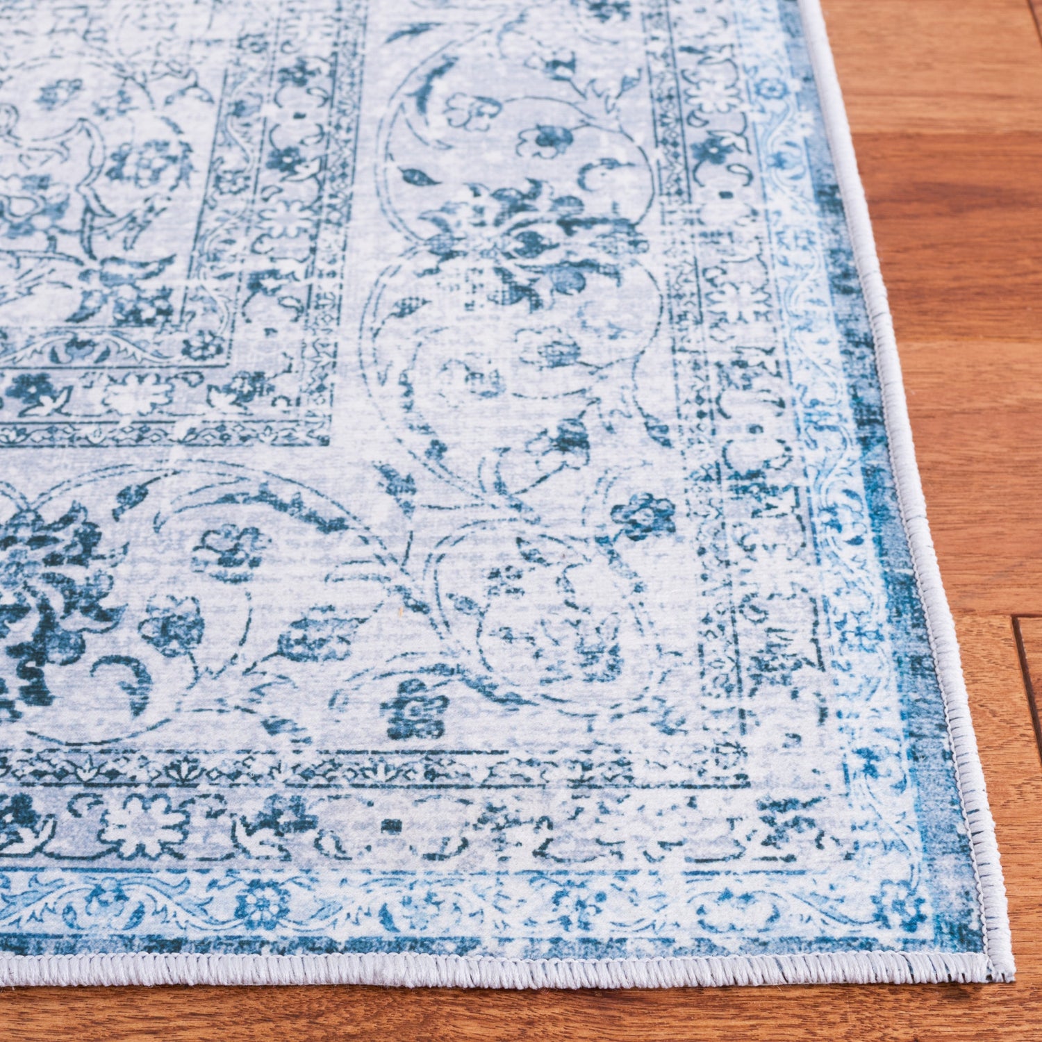 Safavieh Machine Washable Tucson Tsn190Y Green/Grey Rug.