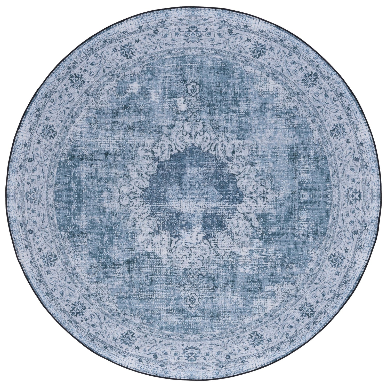 Safavieh Machine Washable Tucson Tsn190Y Green/Grey Rug.