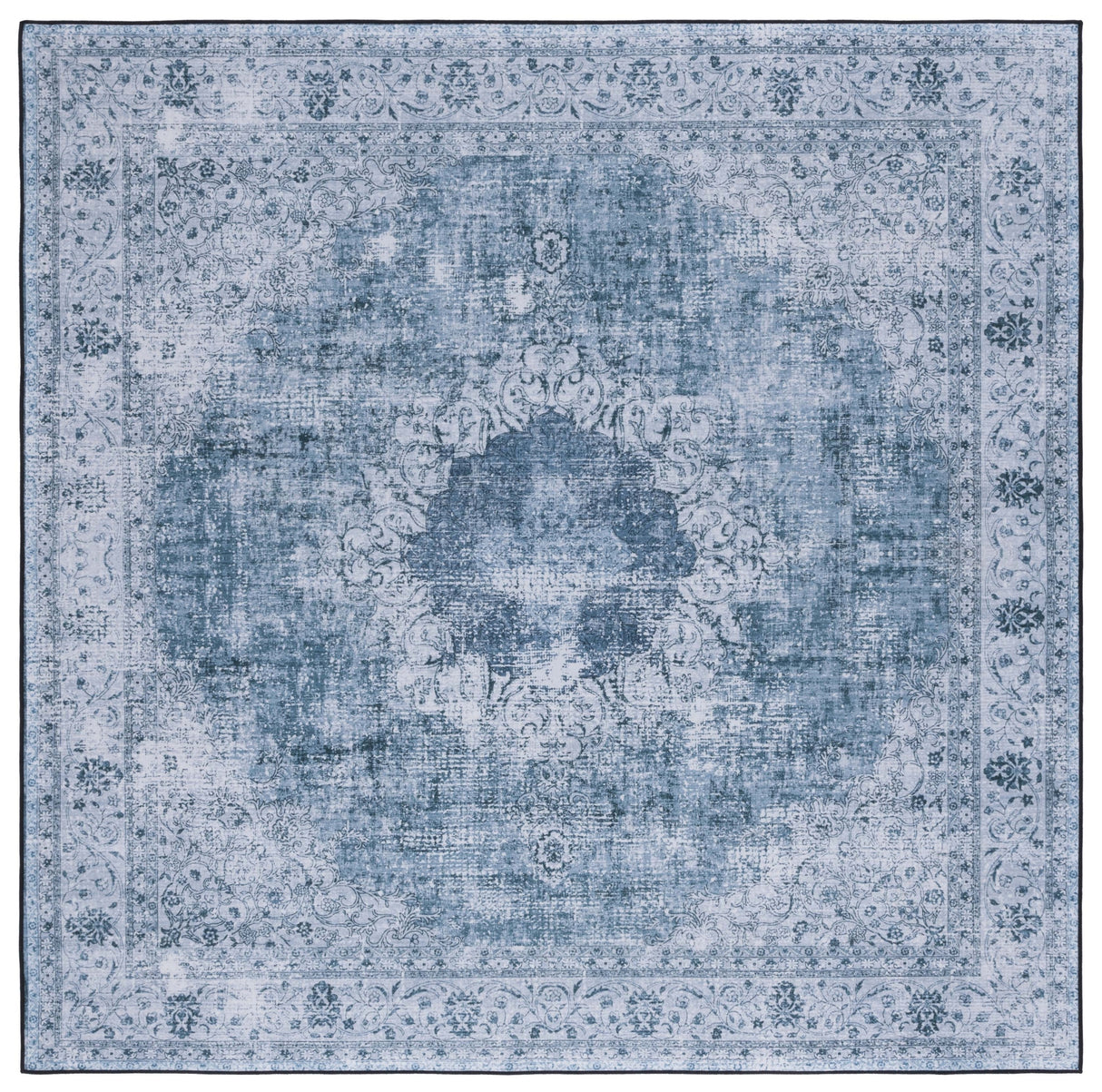 Safavieh Machine Washable Tucson Tsn190Y Green/Grey Rug.
