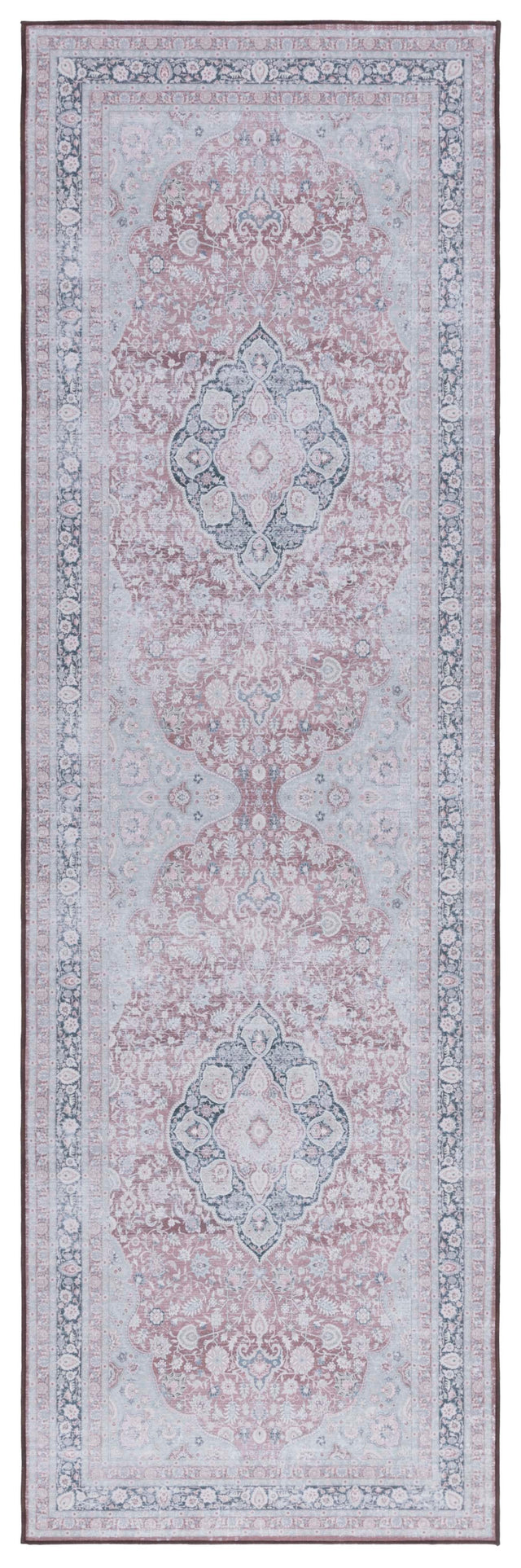 Safavieh Machine Washable Tucson Tsn191P Rust/Sage Rug.