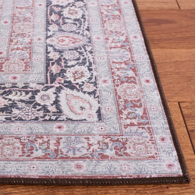 Safavieh Machine Washable Tucson Tsn191P Rust/Sage Rug.