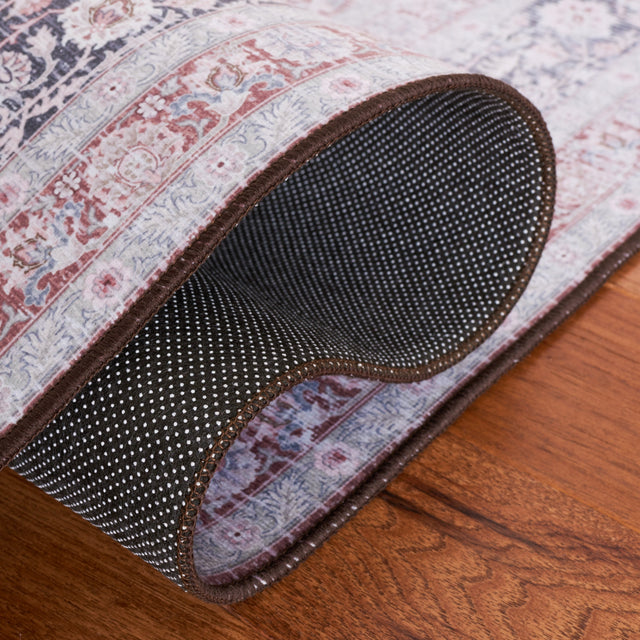 Safavieh Machine Washable Tucson Tsn191P Rust/Sage Rug.