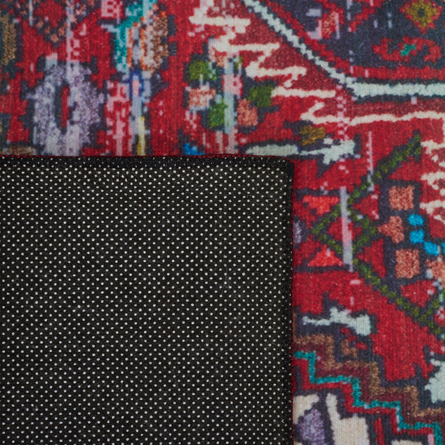 Safavieh Machine Washable Tucson Tsn192Q Red/Blue Rug.