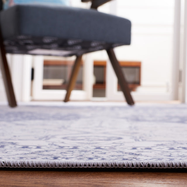 Safavieh Machine Washable Tucson Tsn193F Grey/Navy Rug.