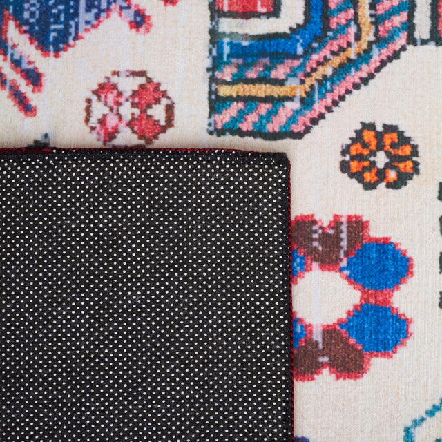 Safavieh Machine Washable Tucson Tsn194B Beige/Rust Rug.