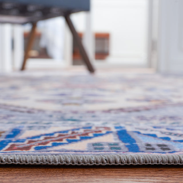 Safavieh Machine Washable Tucson Tsn194C Beige/Grey Rug.